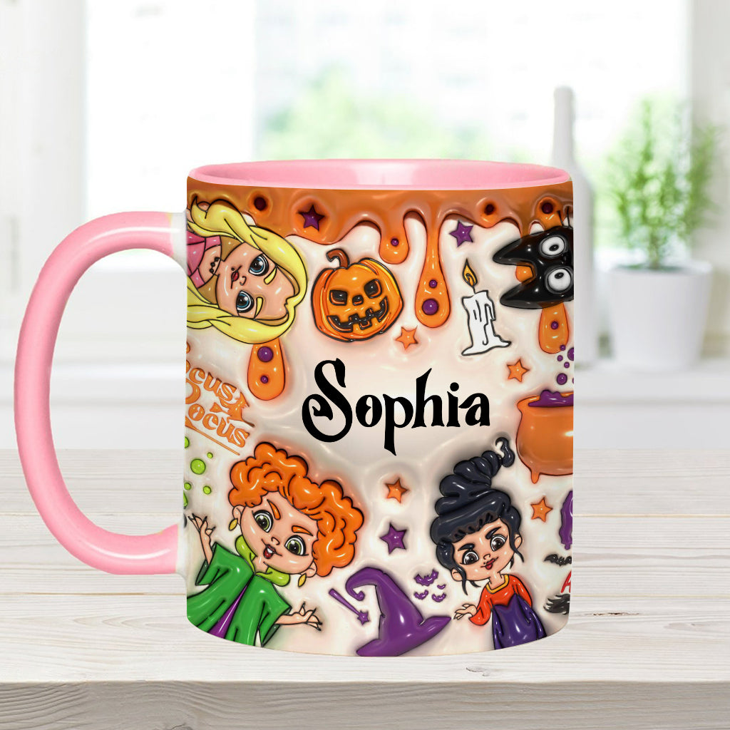 Personalized Three Witches Halloween Accent Mug Gift for Any Occasion