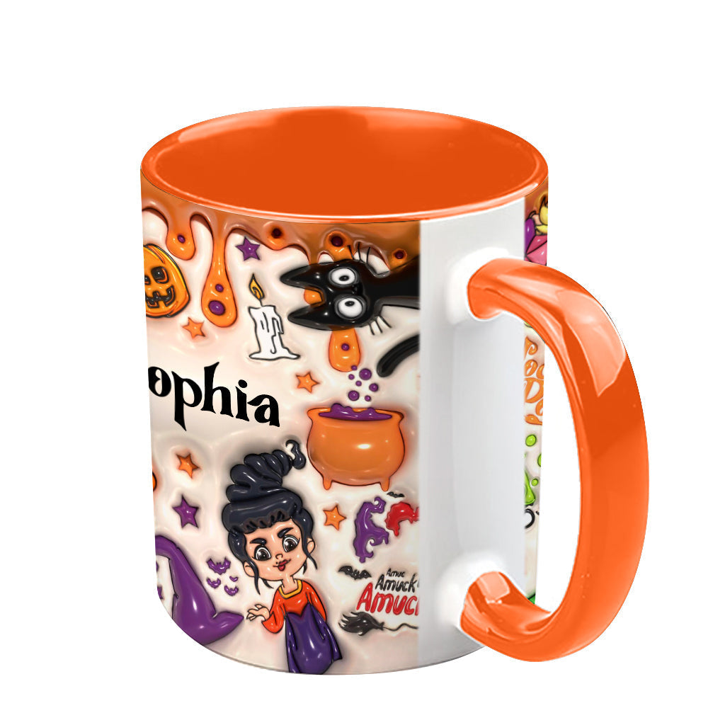 Personalized Three Witches Halloween Accent Mug Gift for Any Occasion
