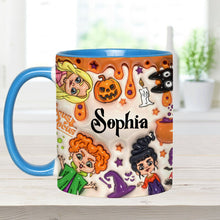 Load image into Gallery viewer, Personalized Three Witches Halloween Accent Mug Gift for Any Occasion
