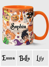Load image into Gallery viewer, Personalized Three Witches Halloween Accent Mug Gift for Any Occasion
