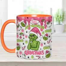Load image into Gallery viewer, Personalized Grinch Accent Mug Custom Name Holiday Gift

