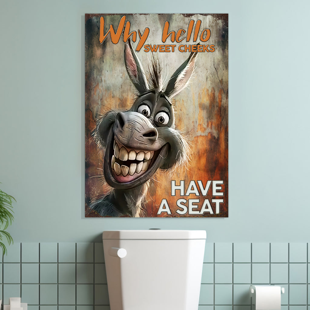 Personalized Funny Metal Sign with Custom Text for Home Decor