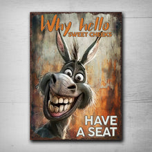 Load image into Gallery viewer, Personalized Funny Metal Sign with Custom Text for Home Decor
