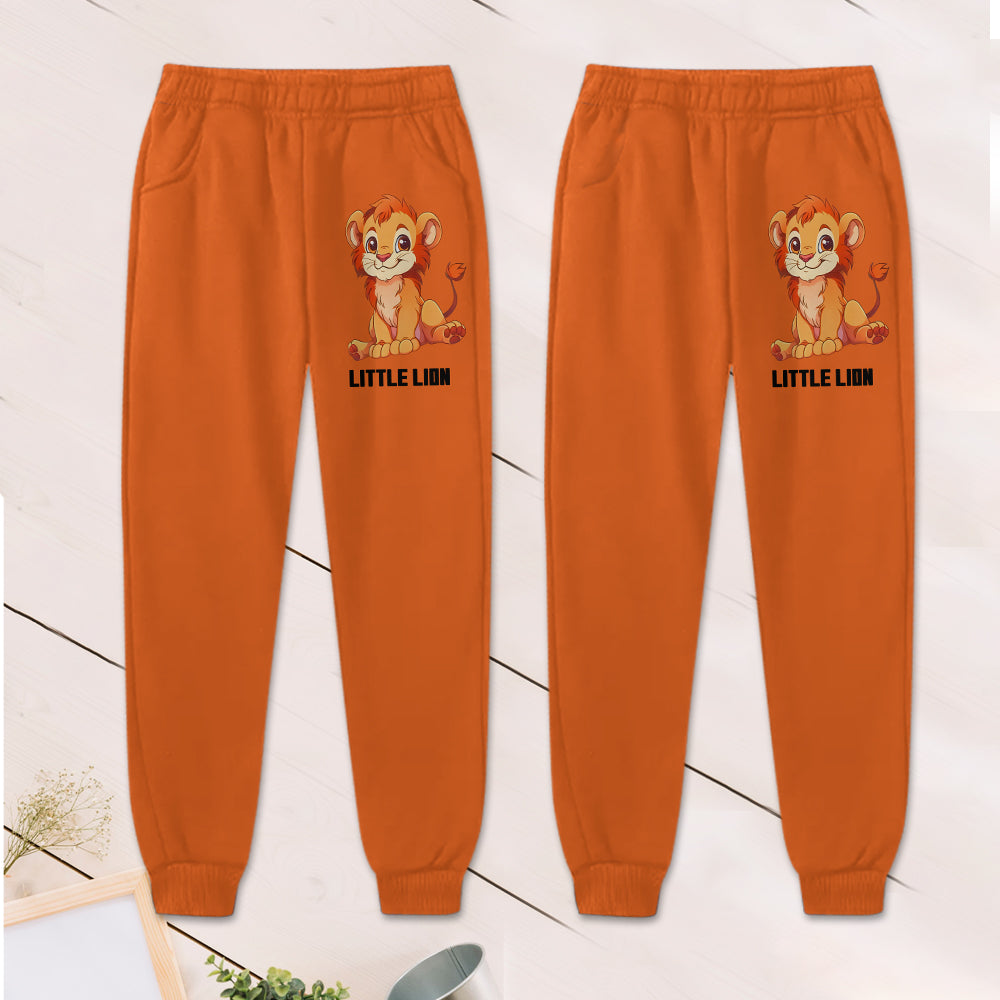 Personalized Kid Hoodie & Jogger Pants Little Lion Gift