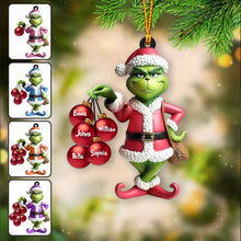 Load image into Gallery viewer, Personalized Christmas Transparent Ornament Family Gift

