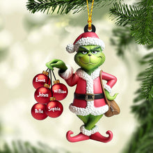 Load image into Gallery viewer, Personalized Christmas Transparent Ornament Family Gift
