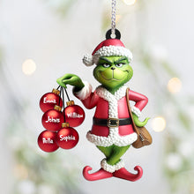 Load image into Gallery viewer, Personalized Christmas Transparent Ornament Family Gift
