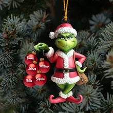 Load image into Gallery viewer, Personalized Christmas Transparent Ornament Family Gift
