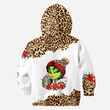 Load image into Gallery viewer, Personalized Grinch Mama Hoodie &amp; Leggings Set Custom Name Gift for Christmas
