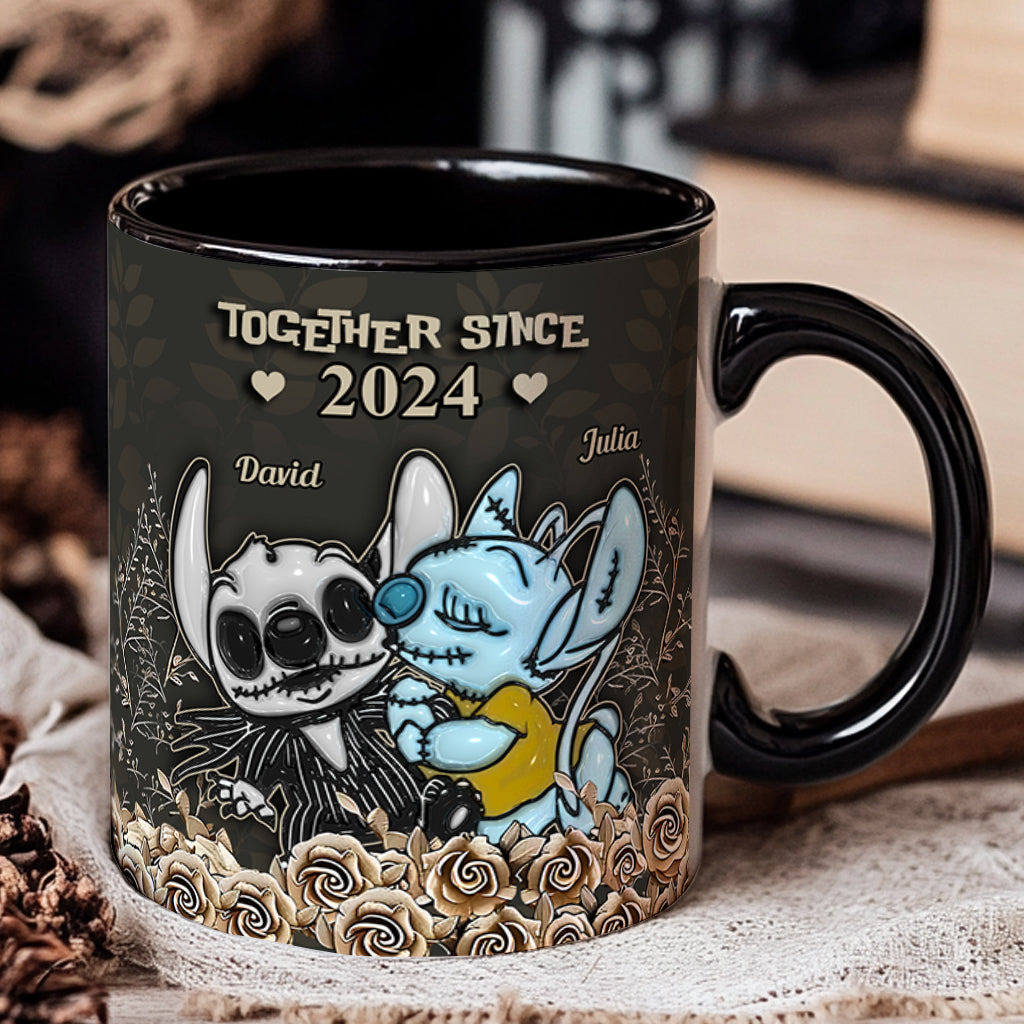 Personalized Accent Mug with Custom Names Gift for Couples