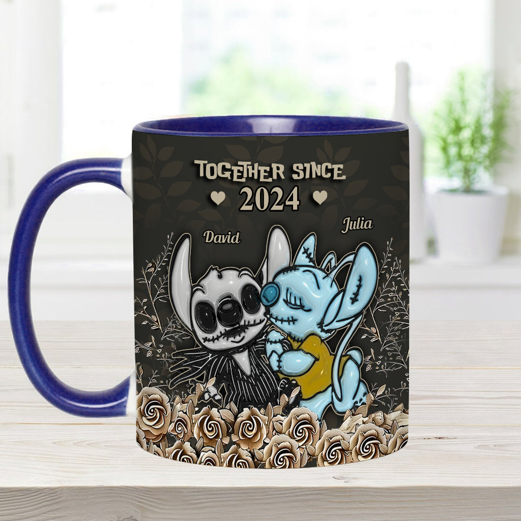 Personalized Accent Mug with Custom Names Gift for Couples