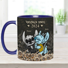 Load image into Gallery viewer, Personalized Accent Mug with Custom Names Gift for Couples
