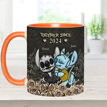 Load image into Gallery viewer, Personalized Accent Mug with Custom Names Gift for Couples
