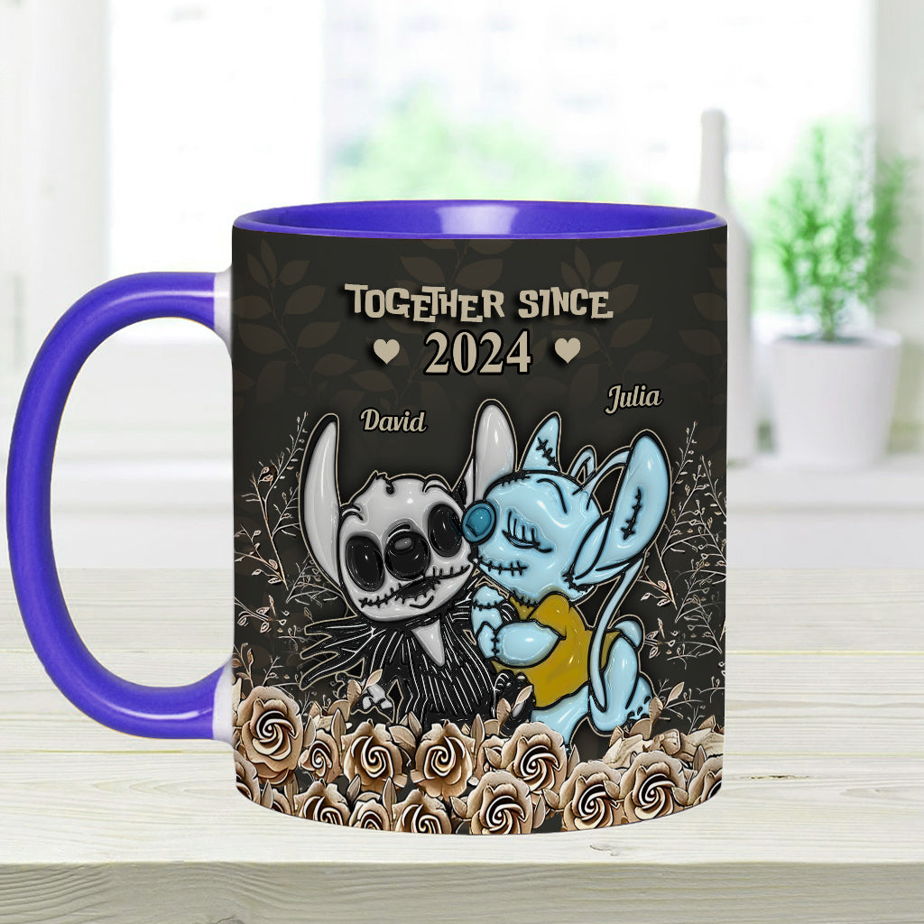 Personalized Accent Mug with Custom Names Gift for Couples