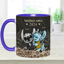 Load image into Gallery viewer, Personalized Accent Mug with Custom Names Gift for Couples
