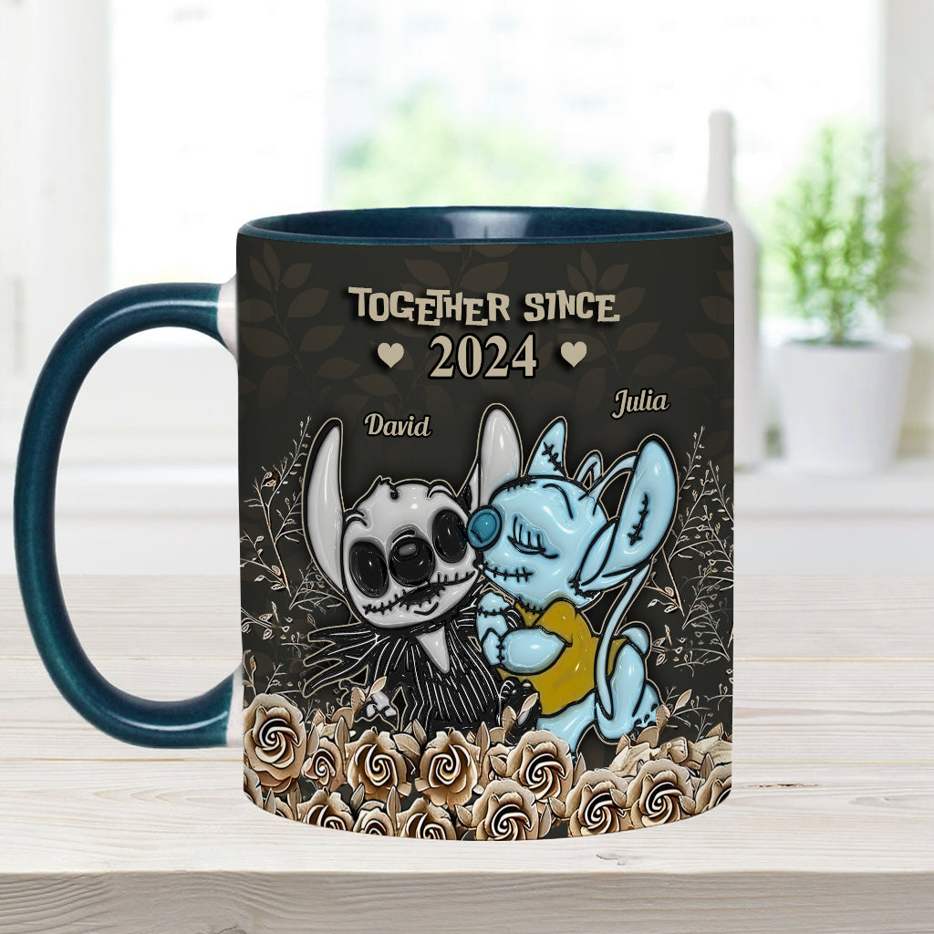Personalized Accent Mug with Custom Names Gift for Couples