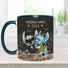 Load image into Gallery viewer, Personalized Accent Mug with Custom Names Gift for Couples

