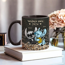 Load image into Gallery viewer, Personalized Accent Mug with Custom Names Gift for Couples
