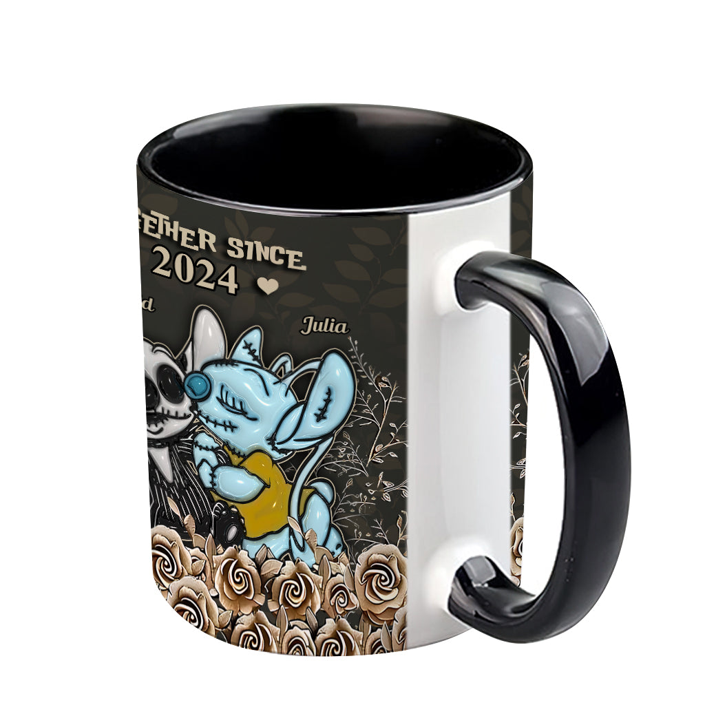 Personalized Accent Mug with Custom Names Gift for Couples