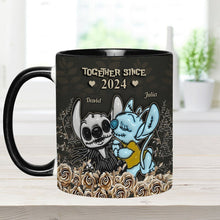 Load image into Gallery viewer, Personalized Accent Mug with Custom Names Gift for Couples
