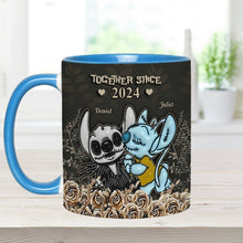 Load image into Gallery viewer, Personalized Accent Mug with Custom Names Gift for Couples
