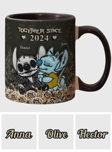 Load image into Gallery viewer, Personalized Accent Mug with Custom Names Gift for Couples
