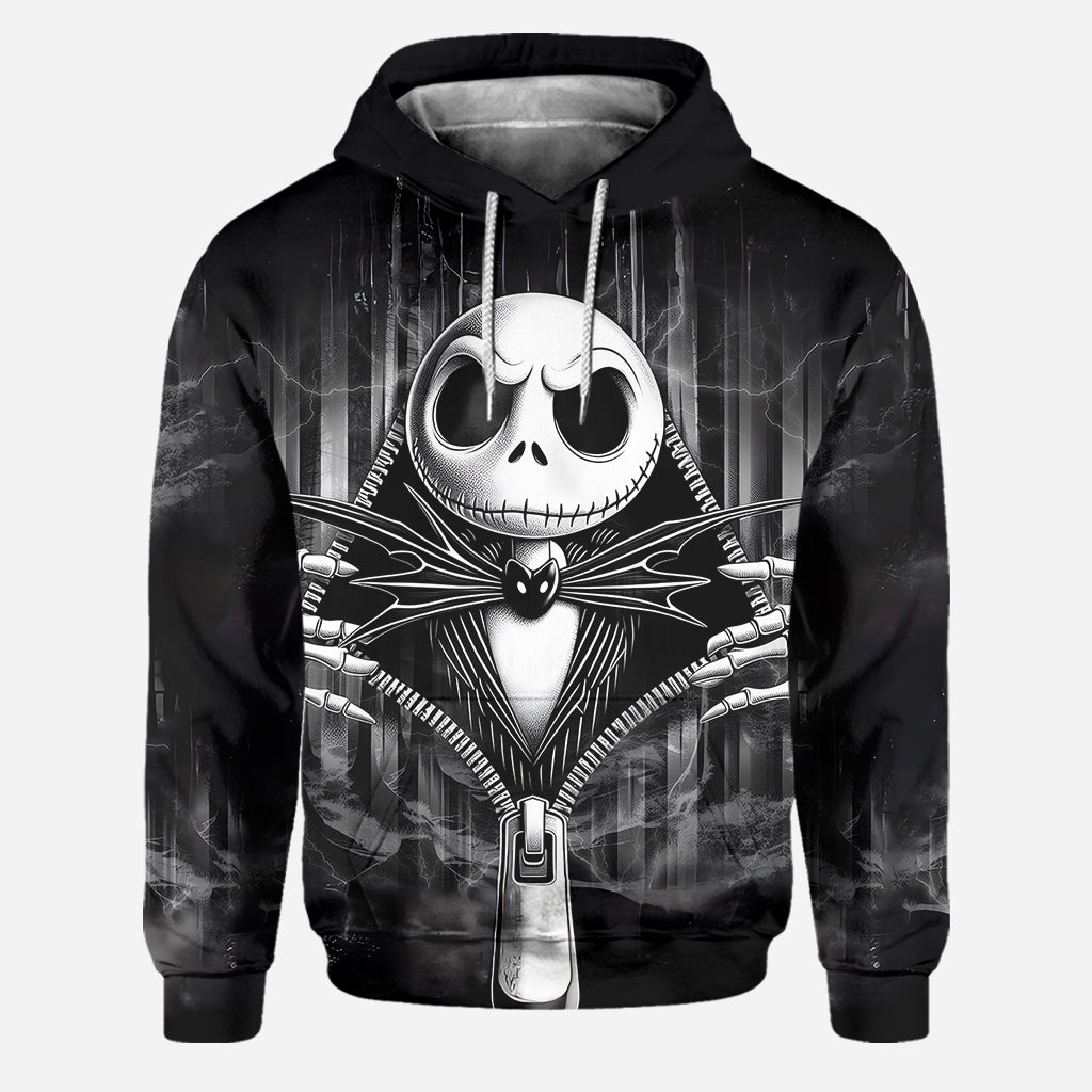 Personalized Nightmare Before Christmas Hoodie & Leggings Set for Women