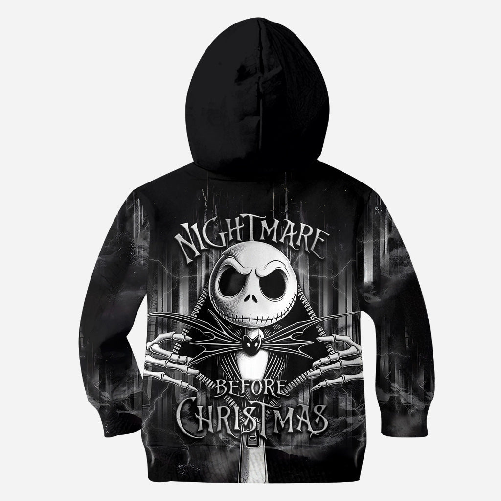 Personalized Nightmare Before Christmas Hoodie & Leggings Set for Women