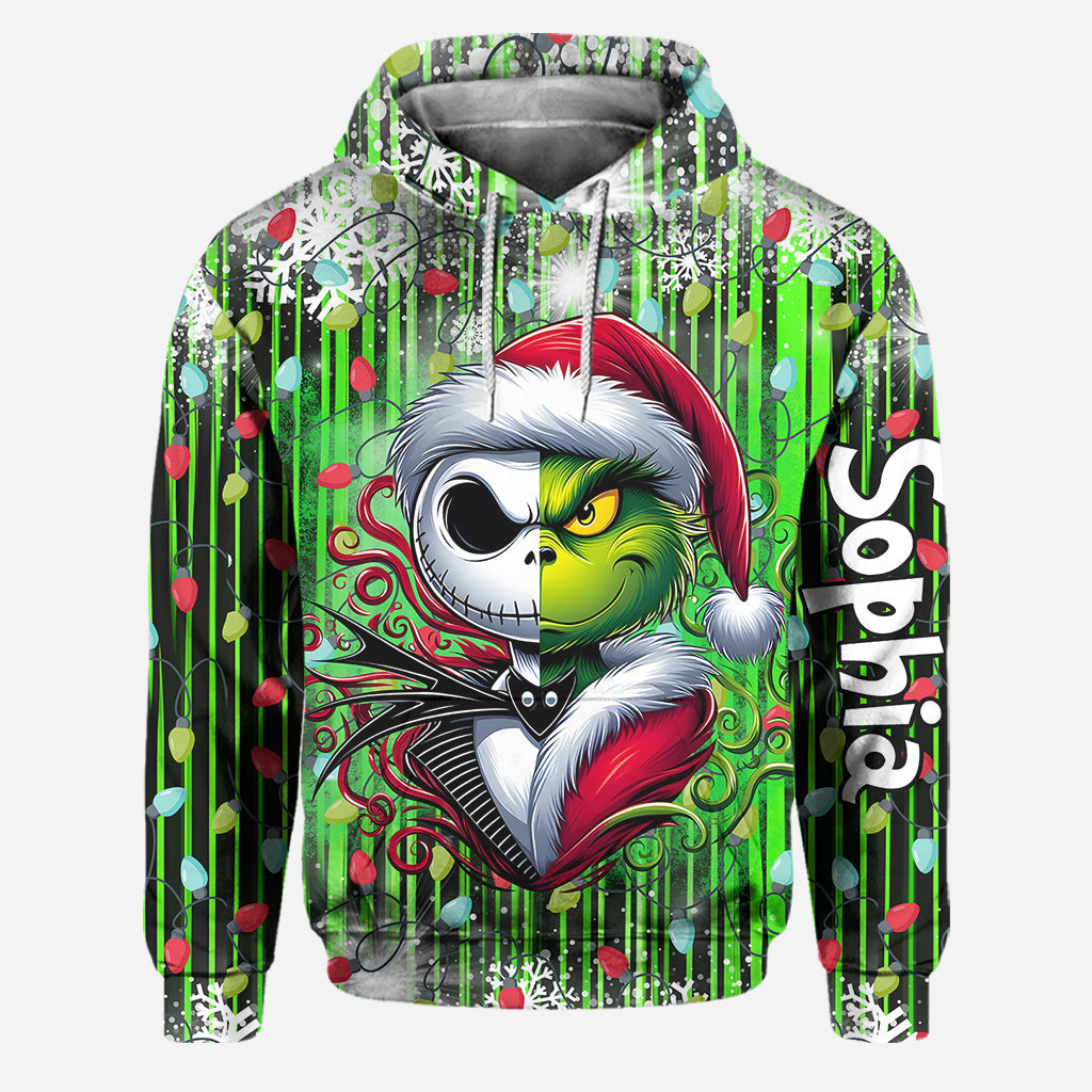 Personalized Christmas Hoodie and Leggings Set for Women | Custom Name Gift