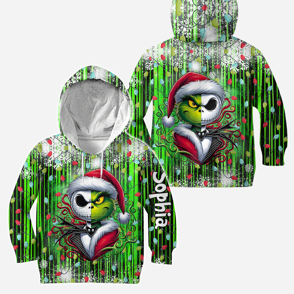 Personalized Christmas Hoodie and Leggings Set for Women | Custom Name Gift