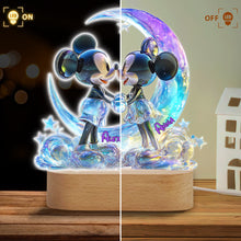 Load image into Gallery viewer, Personalized Mouse Shaped Acrylic Plaque Light Base Gift
