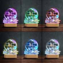Load image into Gallery viewer, Personalized Mouse Shaped Acrylic Plaque Light Base Gift
