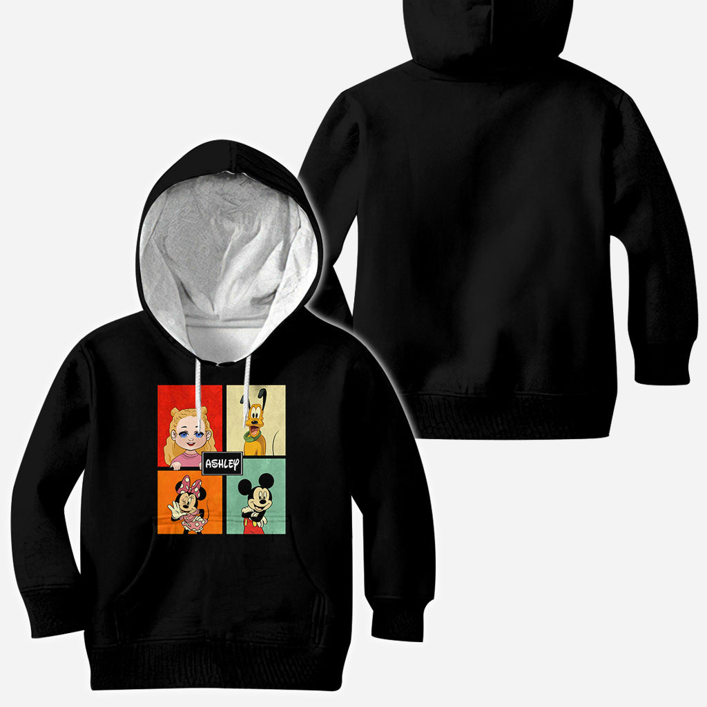 Personalized Disney Character All Over Shirt Custom Name Gift