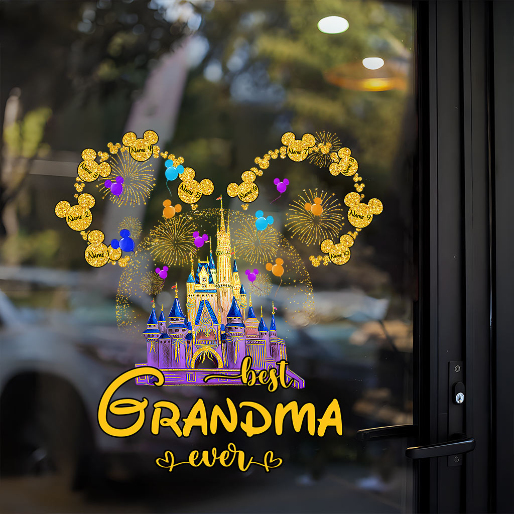 Personalized Best Grandma Ever Decal Die Cut Gift for Grandma