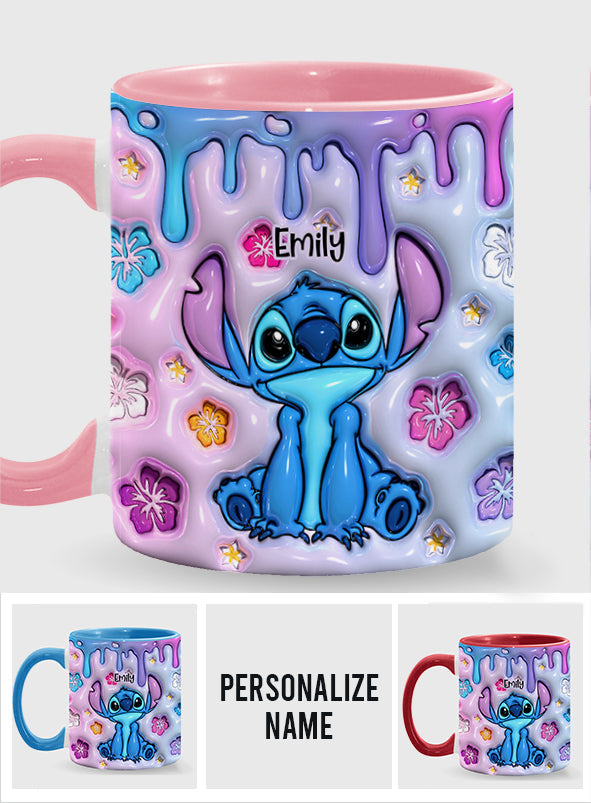 Personalized Ohana Accent Mug Custom Name Gift for Family