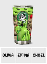 Load image into Gallery viewer, Personalized Nightmare Tumbler Custom Name Halloween Gift
