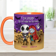 Load image into Gallery viewer, Personalized Nightmare Accent Mug Custom Name Gift for Couples Halloween
