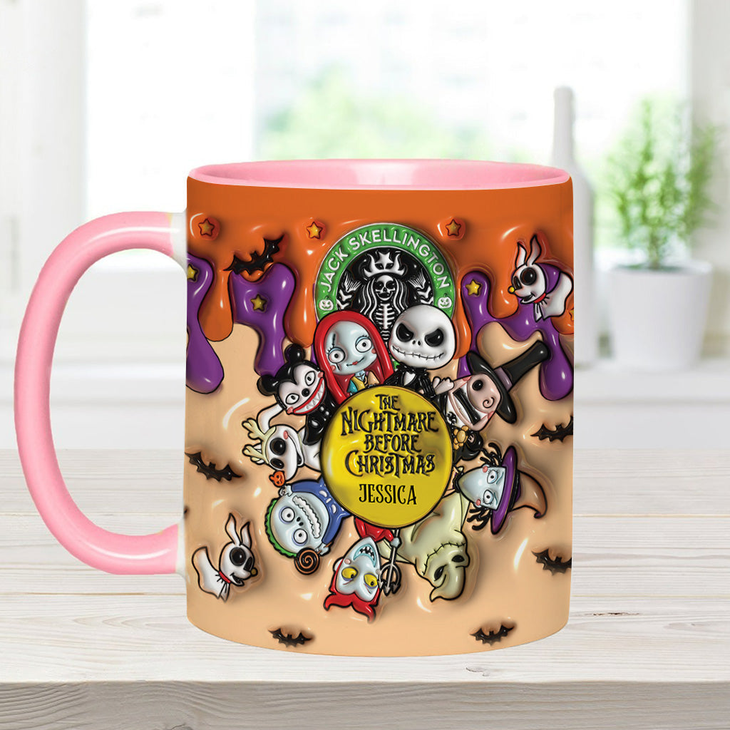 Personalized Nightmare Before Christmas Mug Custom Name Gift