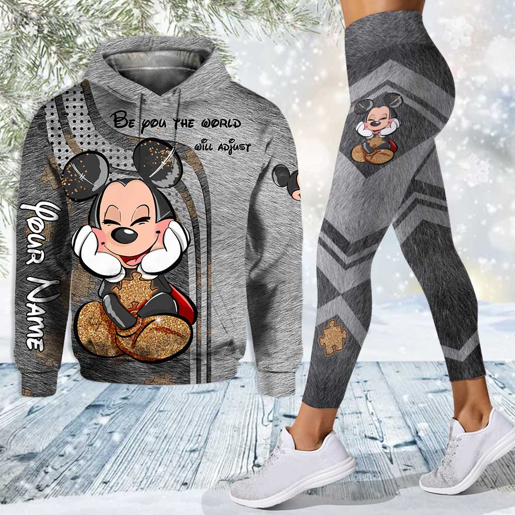 Personalized Autism Awareness Hoodie and Leggings Set for Kids