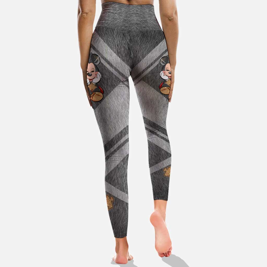 Personalized Autism Awareness Hoodie and Leggings Set for Kids