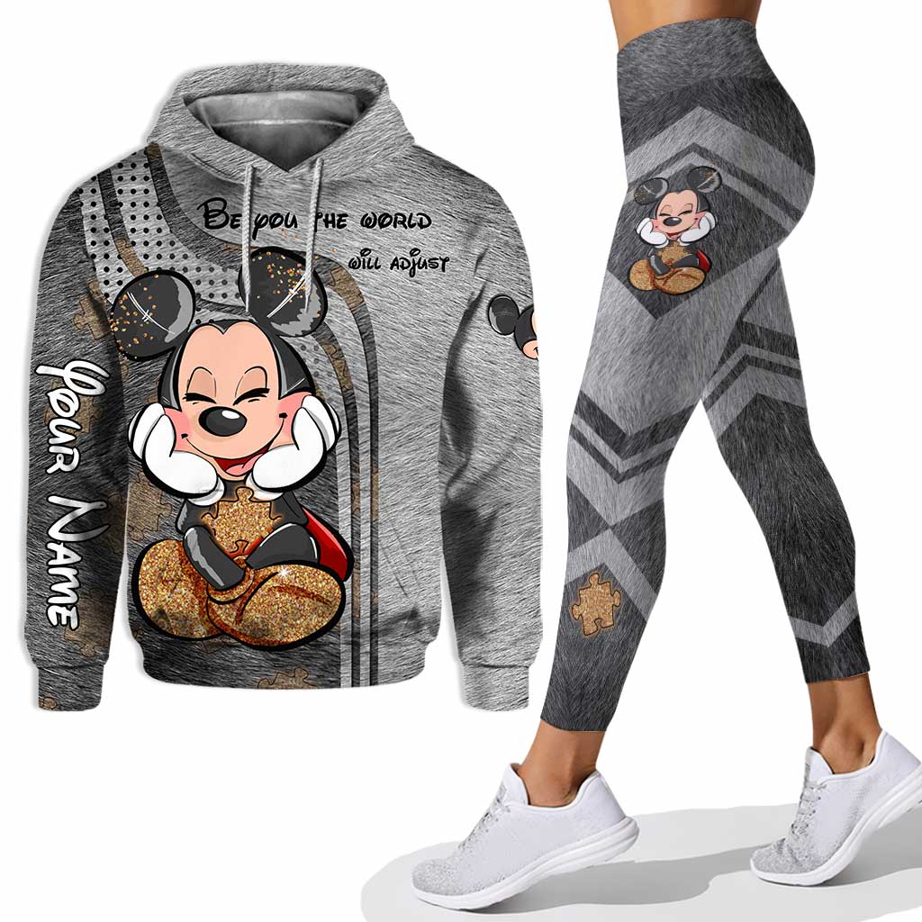 Personalized Autism Awareness Hoodie and Leggings Set for Kids