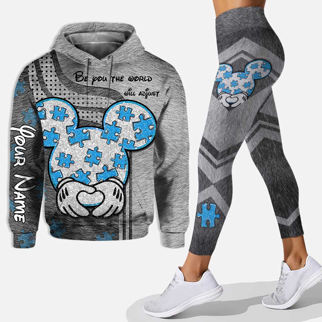 Personalized Autism Awareness Hoodie & Leggings Custom Name Gift
