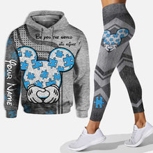 Load image into Gallery viewer, Personalized Autism Awareness Hoodie &amp; Leggings Custom Name Gift
