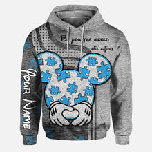 Load image into Gallery viewer, Personalized Autism Awareness Hoodie &amp; Leggings Custom Name Gift
