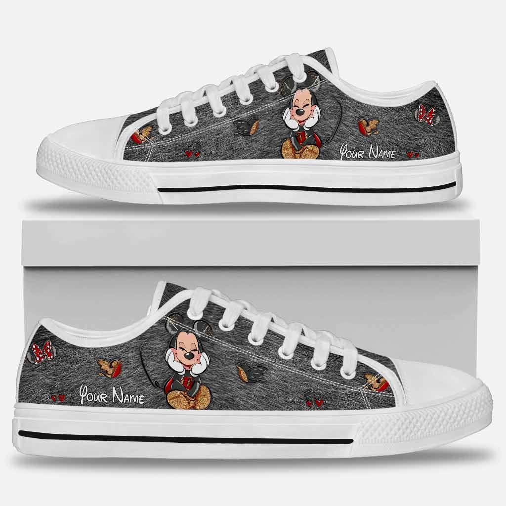Personalized Low Top Shoes with Mouse Ears for Birthdays & Christmas