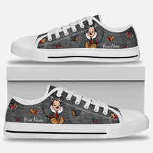 Load image into Gallery viewer, Personalized Low Top Shoes with Mouse Ears for Birthdays &amp; Christmas

