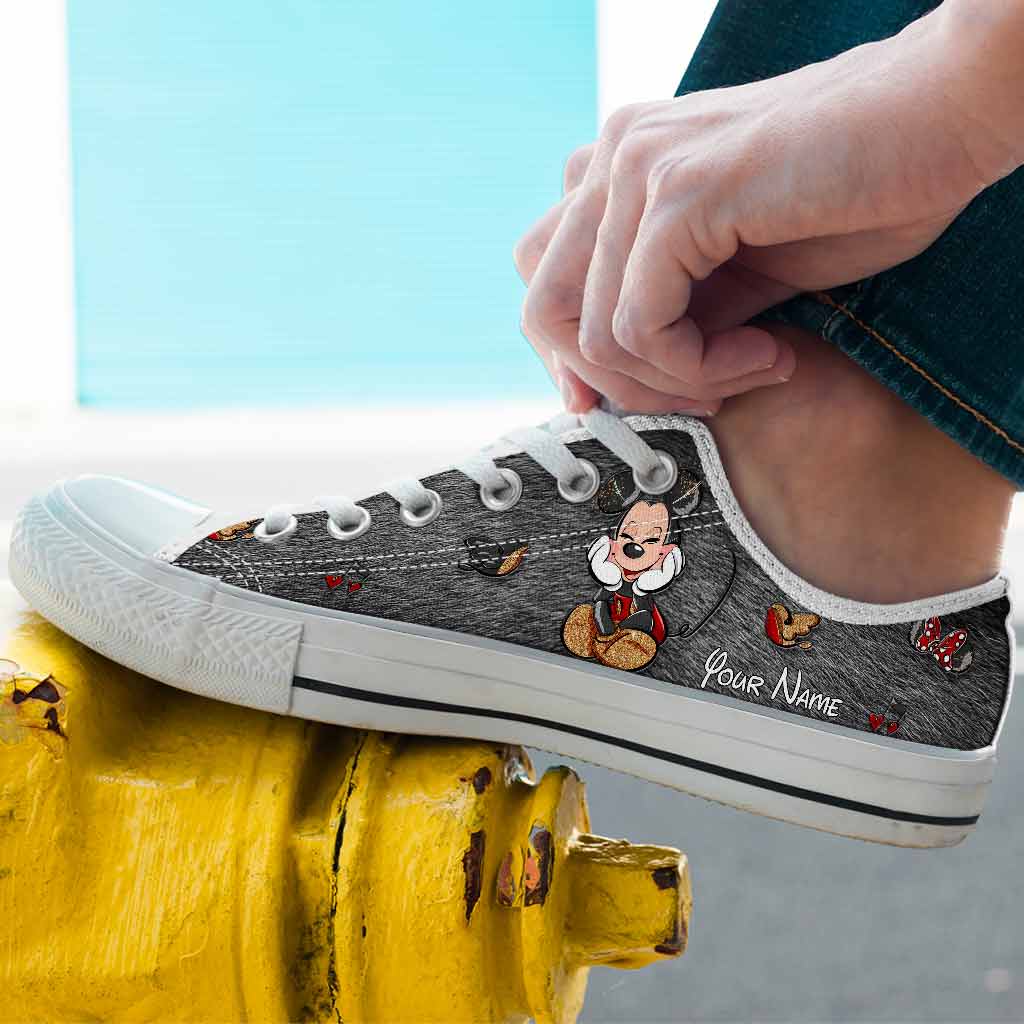 Personalized Low Top Shoes with Mouse Ears for Birthdays & Christmas