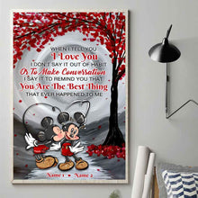 Load image into Gallery viewer, Personalized LGBT Couple Love Support Poster Custom Names
