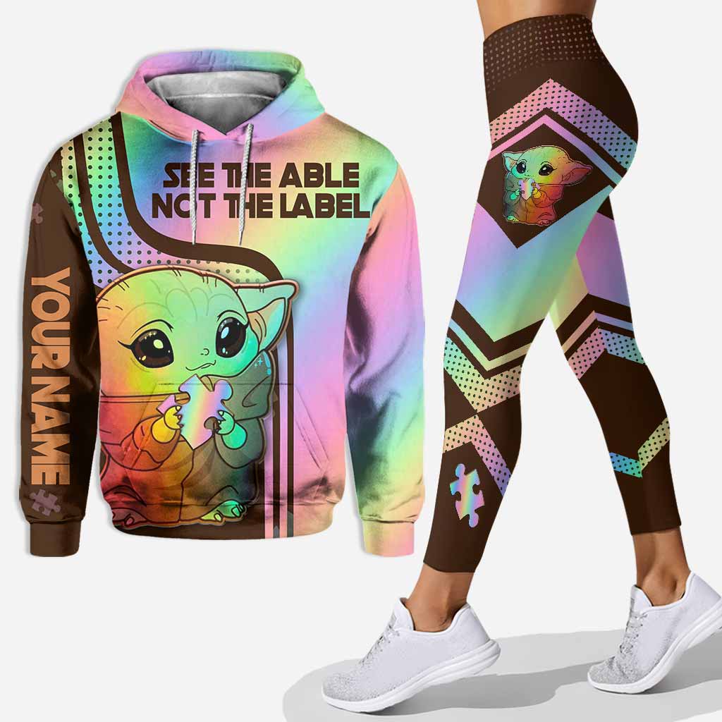 Personalized Autism Awareness Hoodie and Leggings Set for Kids & Adults