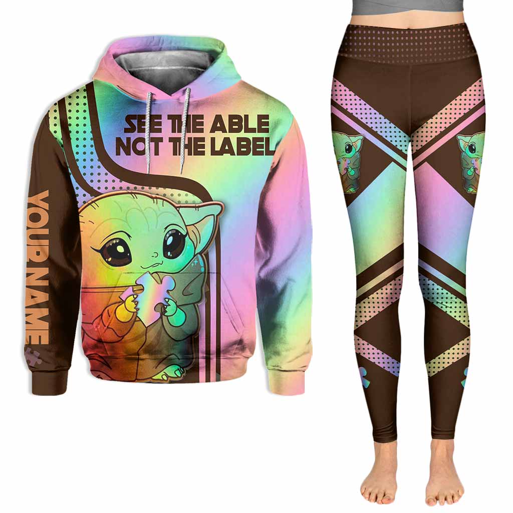 Personalized Autism Awareness Hoodie and Leggings Set for Kids & Adults